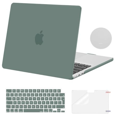 MOSISO Kompatibel mit MacBook Air 13 Zoll Hülle M5 M4 M3 M2 2026-2022 13,6
