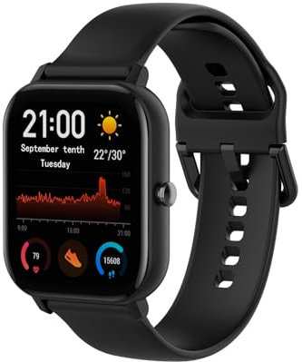 AKTOUR Orologio da lavoro da uomo sportivo a prova di sudore, cinturino in tinta unita con comoda regolazione e ampia compatibilità, compatibile con smartwatch W-217h, C1, misura unica