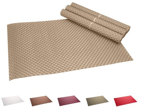 Avilia Mantel Individual Americano 45 x 32 cm Resistente y Elegante Ideal para Desayuno, Almuerzo y Cena – Apto para Cualquier Ambiente es excelente para Proteger la Mesa del Calor y los Golpes –