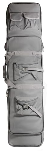 Alephnull Ryggsäck för Gevär Soft Rifle Case Shootgun Bag Taktisk Rifle Case Shotgun Bag Gun Case (Grå, L)