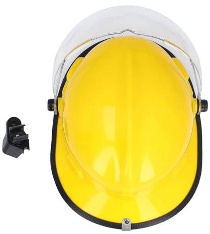 Casco Antincendio - Protezione Completa per la Testa in Plastica ABS con Visiera, Isolamento Dalle Radiazioni per il Salvataggio di Emergenza All'aperto, Adatto per la Maggior
