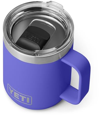 YETI Rambler 10 oz Stackable Mug, Vacuum Insulated, Stainless Steel with MagSlider Lid, Ultramarine Violet