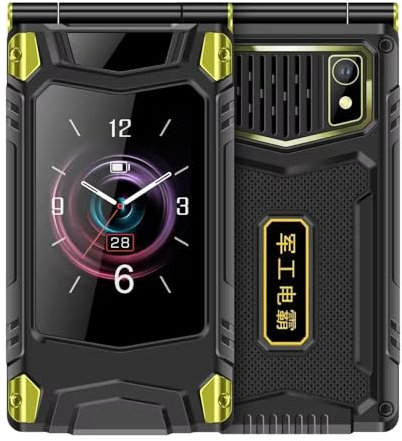 POCDOKYZ 4G Senior Mobile Phone with 2.6 Inch Display, 6800mAh Long-Lasting Battery, Big Buttons, Voice Prompts, SOS Call, and Flashlight – Ideal for Elderly Users,Black