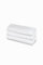 Juego de toallas de baño de rizo 100% algodón, 3 huéspedes/bidet, paquete de 3 unidades, 40 x 60 cm, 450 g/m² doble retorcido, ideales para B&B y hoteles, resistentes a los lavados frecuentes, blanco