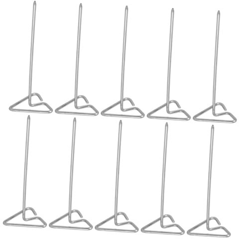 Cabilock 10 Pièces Brochettes Acier Inoxydable Triangulaires pour Barbecue Accessoires Pratiques pour Viandes