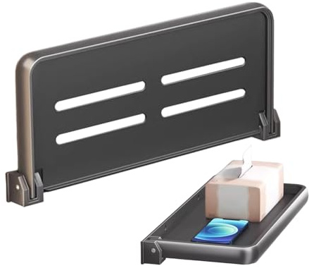 Estantes flotantes para regadera, Estante de Pared Plegable de Aluminio para, versátil Estante de Panel de organización de Almacenamiento Flotante para RV