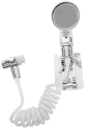 HONITANO Pommeau De Bain Externe Pour Robinet Et Évier Filtre Mini, Rallonge Flexible Extensible, Support Intégré, En Eau, Adapté Au Nettoyage Lavabo Et Shampooing, Ensemble Complet Sans Robinet