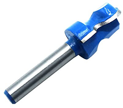 Shank Router Bit 6mm 1/4Schaft 6.35mm Doppelfinger-Router-Bits, für Holz Frässchneider Industrial Grade Bit Holzbearbeitungswerkzeuge Fräswerkzeug bit