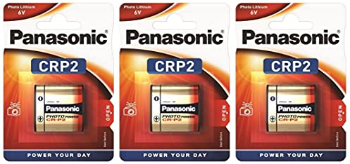 Pile au Lithium Panasonic CRP2 6 V - Blister 1 x3 - Paquet de 3 Blister