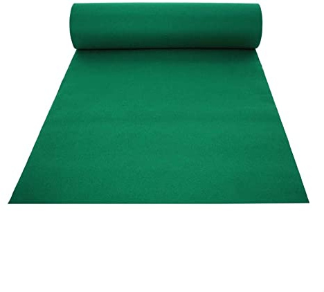 acquaverde | Passatoia Verde 1x10 m (10 mq) – Tappeto Antiscivolo per Fondo Piscina, Moquette in Rotolo per Eventi, Cerimonie, Matrimoni, Natale e Feste – Uso Interno ed Esterno
