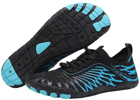 StoneLiquid Hike Barefoot Womens, Healthy & Non-Slip Barefoot Footwear Unisex (Blue, Adult, Women, 8, Numeric Range, US Footwear Size System, 8.5, Medium)