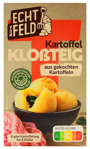 Echt vom Feld Kartoffel-Kloßteig aus gekochten Kartoffeln, 12er Pack (12 x 250g)