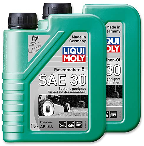 2x LIQUI MOLY 1264 Rasenmäher-Öl SAE 30 Motoröl API SG 1L