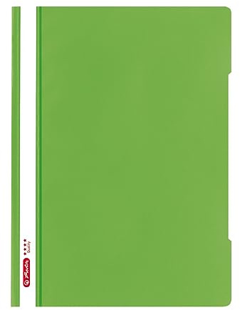 Herlitz Schnellhefter quality A4, Kunststoff, hellgrün, 10 Stück