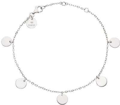 Purelei Kalea Armband – Elegantes, verspieltes Damen Armband mit Plättchen – Edelstahl – Verstellbare Länge 16/17,5/19 cm – Hawaiianisch inspiriert & wasserfest