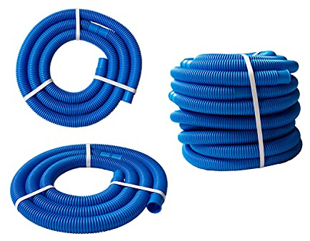 PoolSun Poolschlauch 32mm blau Schwimmbadschlauch (25 Meter)
