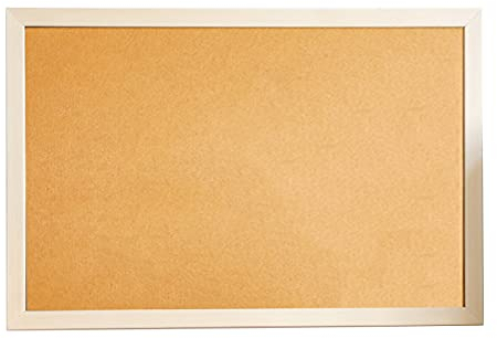 RENRUIRUI Wandmontierter Filzbulletin-Board Orange Message Board Vision Board Mit Holzrahmen 35 Push-pins, Für Home Schulbüro(Size:60X90CM)