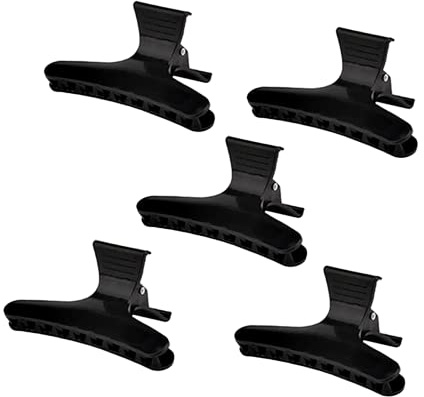5 Pcs Black Butterfly Hair Claw Clips - Hairdresser Styling Accessories for Women & Girls | Hairdresser Styling Accessories for Women & Girls