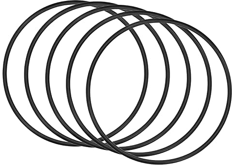 QUARKZMAN 100mm x 93,8mm x 3,1mm Nitrile Caoutchouc Joints toriques x 5 Pièces Rond Joint Rondelle pour Robinet Plomberie Réparation Étanchéité Connexion [Noir]