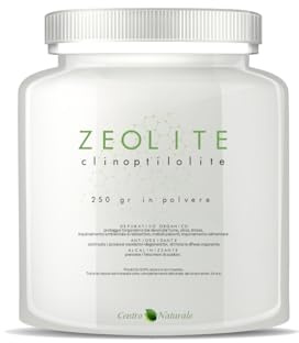 Zeolite Clinoptilolite Attivata pura al 100% - 250 gr in polvere - Dispositivo medico di classe 2a - Certificata uso orale. Prodotta in Italia