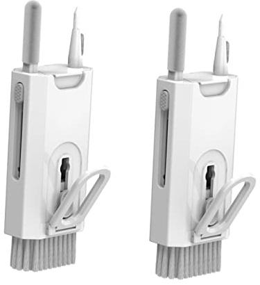 NUOBESTY 2-teiliges Multifunktionales Handy-reinigungsset Bürobedarfsset Push-Pull-Design Für Kopfhörer Ohrhörer Und Elektronik