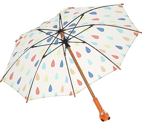 Parapluie Marcel l'ours Accessoire en Bois Massif Colorés Enfant Dès 3 Ans