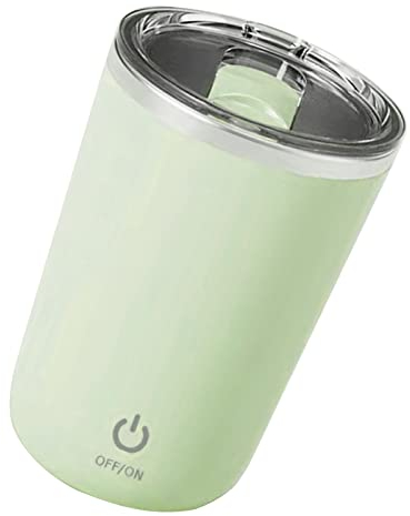 Tazza da caffè con Agitazione, Tazza da caffè con Agitazione Automatica Tazza da caffè con Agitazione Automatica Bicchiere da caffè con Agitazione Magnetica 350 Ml per Uso in (Verde)