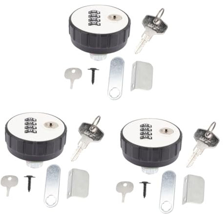 Hemobllo 3pcs Zinc Alloy Combination Password Lock Gym Locker Lock School Locker