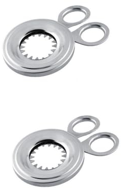 Ciieeo 2pcs Stainless Steel Scissors for Boiled Eggs Kitchen Gadget and Slicing Dishwasher Safe Scissor Design