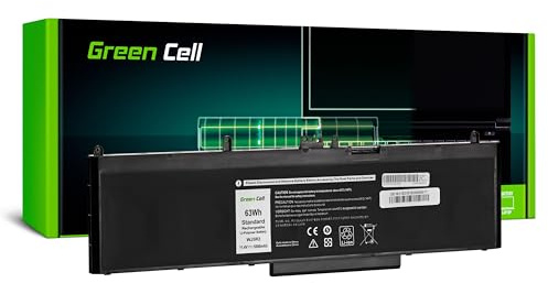Green Cell 04F5YV 4F5YV WJ5R2 Akku für Dell Laptop (5500mAh 11.4V Schwarz)