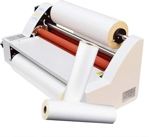 Heiß-Kalt-Roll-Laminiergerät, Laminiergeschwindigkeit Ca. 1,1 M/min, Elektronische Temperaturregelung, Überplastik-Laminiergerät, Doppelnutzung Für Heiß- Und Kaltmontage, Für Ein-/beidseitiges A2/A3/A