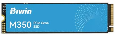 BIWIN M350 M.2 NVMe SSD 500 GB - Velocidad de lectura de hasta 5000 MB/s - Disco duro interno profesional