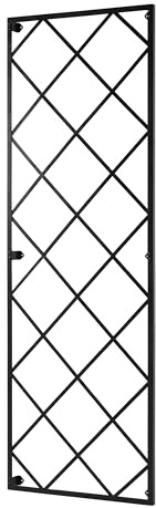 Giant Wall Trellis, 8 Foot Tall (96” high by 32” Wide), for Outdoor Climbing Plants, Sturdy Rectangular Shaped Metal Frame with Lattice Design