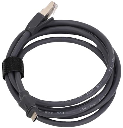 Cavo 25 m/82 piedi per parabola satellitare - Cavo di prolunga di ricambio per esterni/interni, 26 AWG, 1200 Mbps, resistente alle intemperie