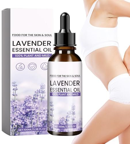 Olio di lavanda, 100 ml, olio profumato naturale idratante con lavanda, lozione per il corpo per donne, pelle secca, gravidanza, cura quotidiana, compagno di viaggio