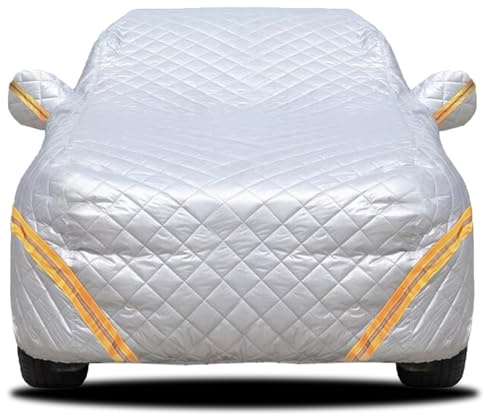 Bâche Voiture Extérieur Anti Grêle pour Toyota Yaris 2018-2024 Housse De Protection Anti-grêle, Épaissi Imperméable, Anti-poussière Et Anti-Neige, pour Berlines, SUV, Camions Et Monospaces(DD)