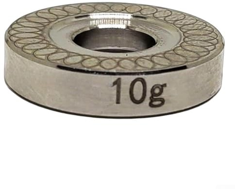 Oniissy Stainless Steel Pool Cue Weight For Ring for Billiard Cue Balancing - Compatible with 3/8, 5/16-18 and 5/16-14 Thread Sizes(5/16-18 (10 g))