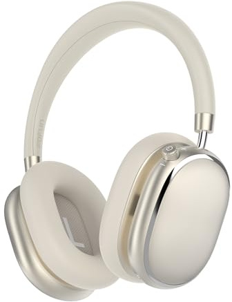 FOFUN NC95 Auriculares Inalámbricos de Diadema con Cancelación Activa de Ruido,Control con Perilla,Bluetooth 6.0,Control Mediante Aplicación,120 Horas de Batería (Luz de Las Estrellas)