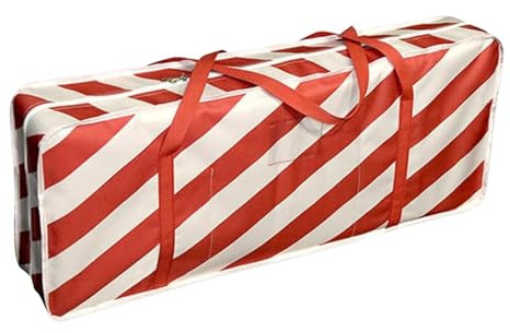 Aufbewahrungstasche für Geschenkpapier, Weihnachtspapier, Papieraufbewahrung, Oxford, festlich, Wrappings, Papier, Organizer, Tasche zur Aufbewahrung von Geschenkpapier mit Fächern (A)