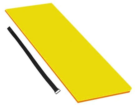 Ronyme Water Floating Mat Pool Pad Raft Lounge Mattress Float Blanket for Relaxing Summer Party Outdoor, Yellow Orange