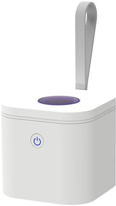 Pulitore portatile ad ultrasuoni per lenti a contatto, ricaricabile, con sterilizzazione UV, mini dispositivo per la cura delle lenti a contatto, per uso quotidiano e in viaggio