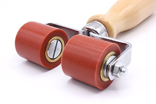 Profi Qualität Andrückrolle 2 x 28 Doppelt Silikon Andrückwalze Andrück Rolle Druckwalze Folie Dachdecker