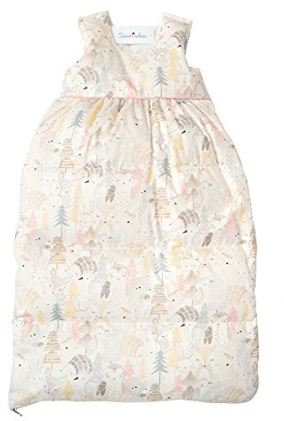 Tavolinchen Babyschlafsack Daunenschlafsack Waldtiere Kinderschlafsack Ganzjahresschlafsack - rose - 90cm