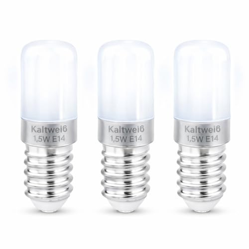 PerfectHD LED Kühlschrankbirnen - kaltweiß - 3er Set - E14 - Kühlschranklampe - LED Birne - 6000 K - 1,5 Watt