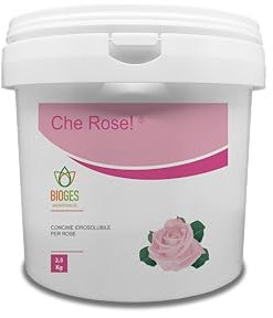Bioges Che Rose! 2,5 kg Concime idrosolubile per Rose ad alberello, a cespuglio e rampicanti