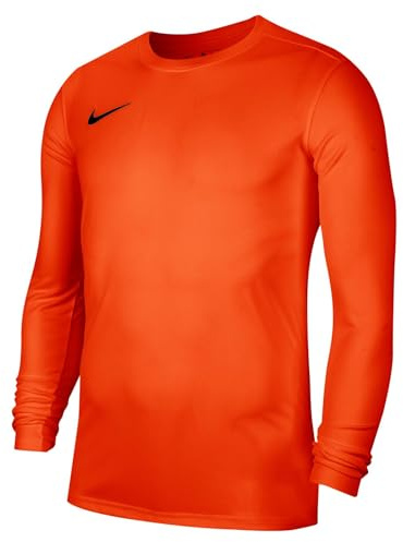 NIKE Boy's Nike Park Vii Jersey Long Sleeve Sweater, Orange, S UK