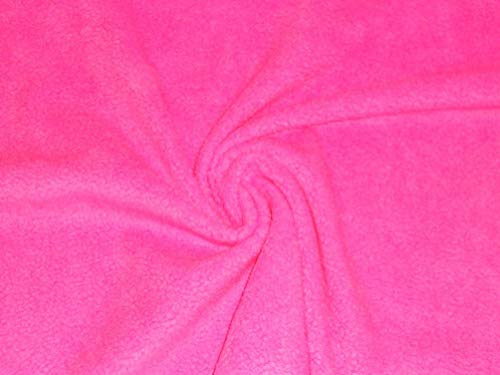 Holzdrehteile Stoff Plüsch Meterware Fellimitat Kunstfell Kurzhaarplüsch pink 160 cm x 100 cm