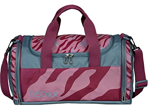 neoxx Champ Sporttasche Pixel in My Mind - Tasche aus recycelten PET-Flaschen, Trainingstasche für Mädchen und Jungen, Reisetasche für Sport und Schule