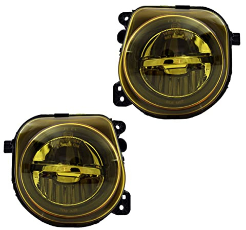 DM Autoteile 14227 SET LED Nebelscheinwerfer gelb kompatibel für BMW 5er F10 F11 F07 LCI alle Modelle ab 2013>
