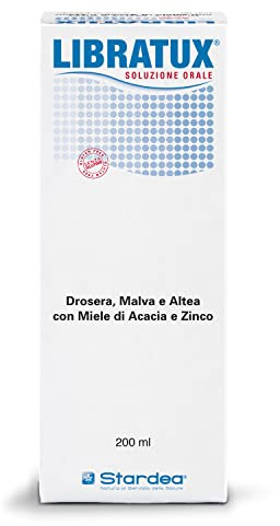Libratux Stardea 200ml | Con Zinco - Lenitivo Per Gola E Muco - Supporta Le Vie Aeree E Il Sistema Immunitario - Soluzione Orale